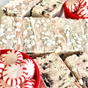 Trio Fudge Peppermint Cookie Fudge