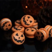 Halloween Jack Lantern Macaron