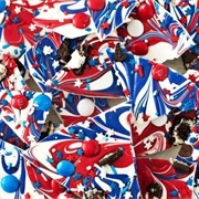 Red White Blue Bark