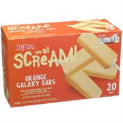 Hy-Vee We All Scream! Orange Galaxy Bars