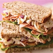 Ham &amp; Slaw Sandwich