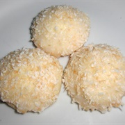 Vegan Coconut Rum Snowball Cookies