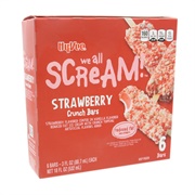 Hy-Vee We All Scream! Strawberry Crunch Bars