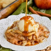 Caramel Apple Cobbler