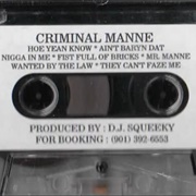 Criminal Manne - Solo Tape