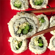 Kiwi Kosho Maki With Vegetable Cream