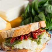 Cheese and Sundried Tomato Sandwich