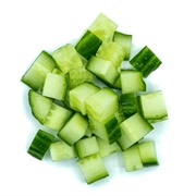 Diced Cucumbers