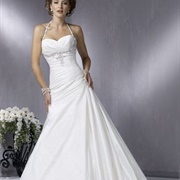 Halter Straps Wedding Dress