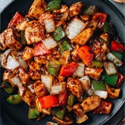 Black Bean Chicken and Vegetable Stir Fry