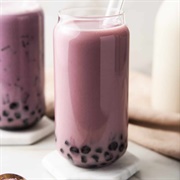 Taro Coconut Boba Tea