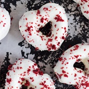 Red Velvet Heart Donut