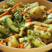 Cucumber and Darjeeling Tea Salad