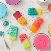 Rainbow Dipped Popsicle (Flavour X Dipped Popsicle)