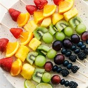 Rainbow Fruit Skewers