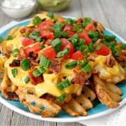 Irish Parsley Sauce Waffle Fries