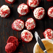 Red Velvet Sno-Cap Cookie