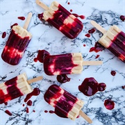 Plum Milk Popsicle