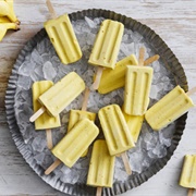 Banana Custard Popsicle