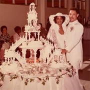 Elaborate Wedding Cake Display