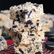 Peanut Butter and Oreo Rice Krispy Treat