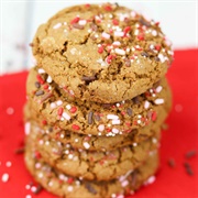 Gingerbread Star Sprinkle Cookie