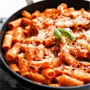 Rigatoni With Hot Sauce