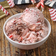 Candy Cane and Snickers Ice Cream