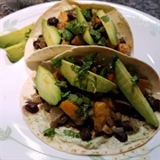 Bean Sweet Potato Taco