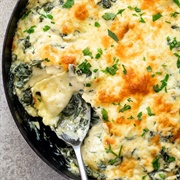 Baked Creamy Spinach Ravioli