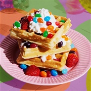 Waffle With Jelly Beans