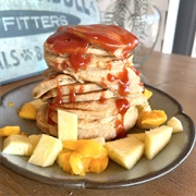 Pancakes With Guava Rolls