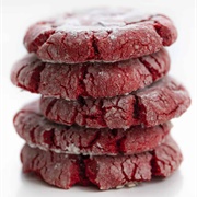 Red Velvet Peanut Cookie