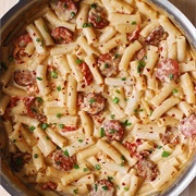 Sausage and Mozzarella Macaroni