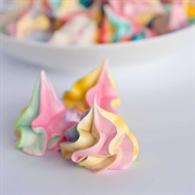 Unicorn Meringue Cookie