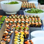 World Cuisine Options at Reception