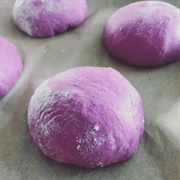 Mochi Purple Yam (Ube) Shredded Pork Bun