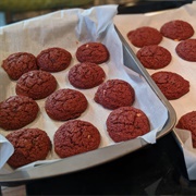 Red Velvet Sunflower Seed Cookie