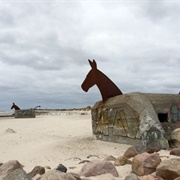 Blåvand Beach Bunker Mules