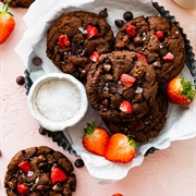 Chocolate Strawberry Cookie