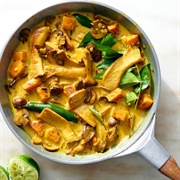 Mushroom and Squash Curry