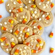 Gingerbread Candy Corn Cookie