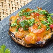 Roasted Portobello Mushroom and Fish