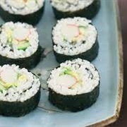 Soft Cheese and Chive California Roll