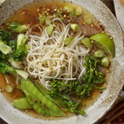 Pho With Snow Peas