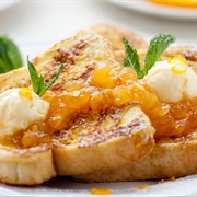 French Toast With Pineapple Slices