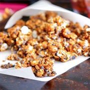 Popcorn With Roasted Lentils