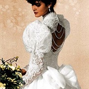 Cut-Out Back Wedding Dress