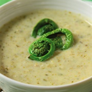 Fiddlehead Soup