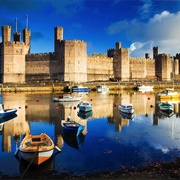 Caernarfon Castle, Wales, UK